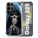 Cokitec Samsung Galaxy S25 Doodshoofd Vinger Versterkte Hoes