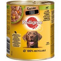 Pedigree Pedigree natvoer hond Adult Cuisine in saus Lam 12x800 g