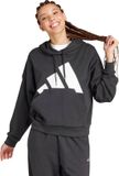 adidas Sportswear Essentials Big Logo French Terry Loose Hoodie - Femme - Noir