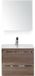 BES LED Seville Badmeubelset 60 cm - Tabacco - Keramische Wastafel Wit Enjoy met Spiegelkast