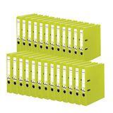 Origineel Falken Origineel 25 stuks PP-Color Kunststof Ordner DIN A4 Neongroen