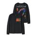 NAME IT KIDS longsleeve met backprint - zwart