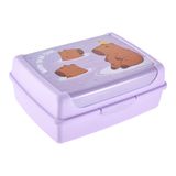 keeeper Carla Lunchtrommel 1 l Polypropyleen (PP) Paars, Bruin 1 stuk(s)