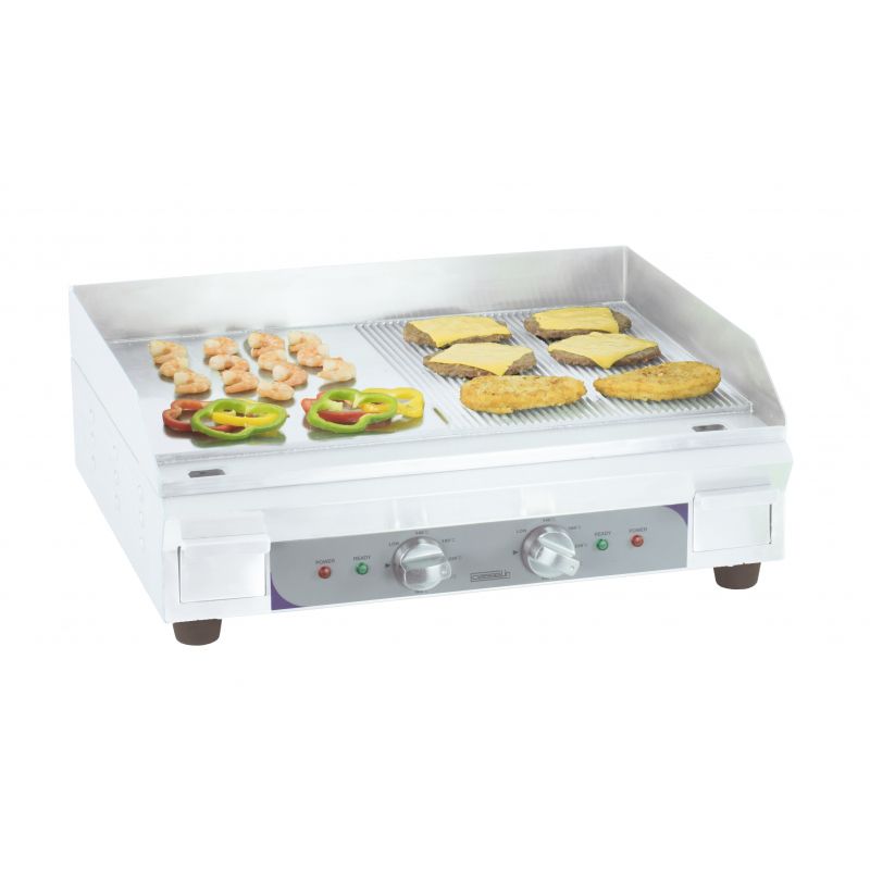 Casselin Cpasgmrlp Elektrische Grillplaat - Roestvrijstaal - 3600W - 62cm