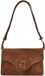 Coccinelle Leren schoudertas C-Me Softy Shoulder Bag Suede Le. / Grained Le. Cognac / Cognac Lichtbruin