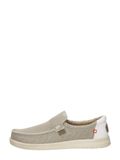 HEYDUDE Mikka Braided Instappers wit Canvas - Maat 42