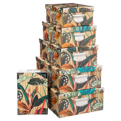 5 five simply smart Palawan 6 metalen hoekdozen, meerkleurig