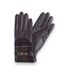 Barbour LGL0037 Dee Tartan marron foncé cuir gants (S)