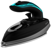 Cecotec Fast&Furious 4000 Travel Steam Iron - Ceramic Soleplate - 1200W - Black/Turquoise