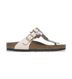Birkenstock Sandalen Gizeh Blumenapplikation (Schmal) Hellrosa (37)