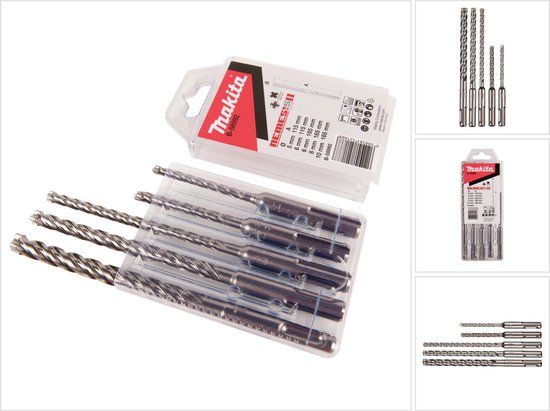 Makita NEMESIS II B-58992 Spiraalboorset SDS-Plus 5-delig