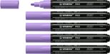 STABILO FREE Acryl Marker T300 Ronde Punt 2-3 mm Licht Lila - Doos 5 stuks