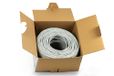 Solide LINK LK305U6E UTP-kabel voor Cat.-netwerken, 6 x LSZH CCA MATASSA, 305 m, ECA-klasse, grijs