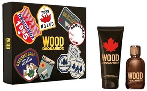 Dsquared² WOOD pour Homme EdT 100ml + Shower Gel 150ml WOOD pour Homme EdT 100ml + Shower Gel 150ml gift set / 2 ml / heren