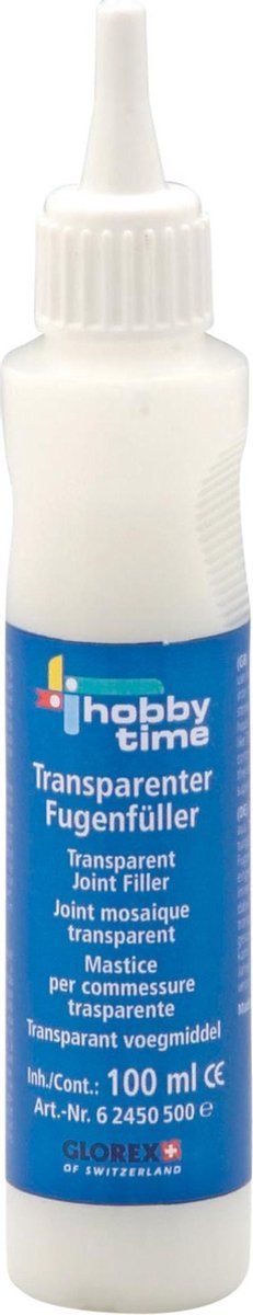 Glorex Hobby Tube Voegenlijm voor mozaiek steentjes/tegels - Mozieklijm - Mozaieken maken gereedschappen - transparant
