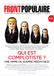 FRONT POPULAIRE N°26 - La revue de Michel Onfray - Tome 26 Qui est complotiste ? (26)