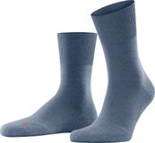 FALKE Run eenkleurig katoen functioneel materiaal sokken unisex blauw - maat 39-41