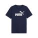 PUMA Essentials Logo T-shirt voor Heren, Blauw, Maat L