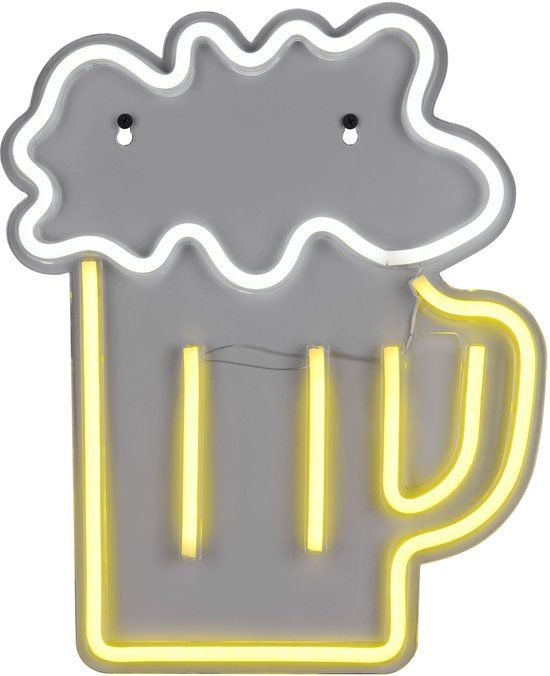 RL LIVE YOUR LIGHT REALITY BEER - Wandlamp - Transparant helder - incl. 1x SMD 5 W