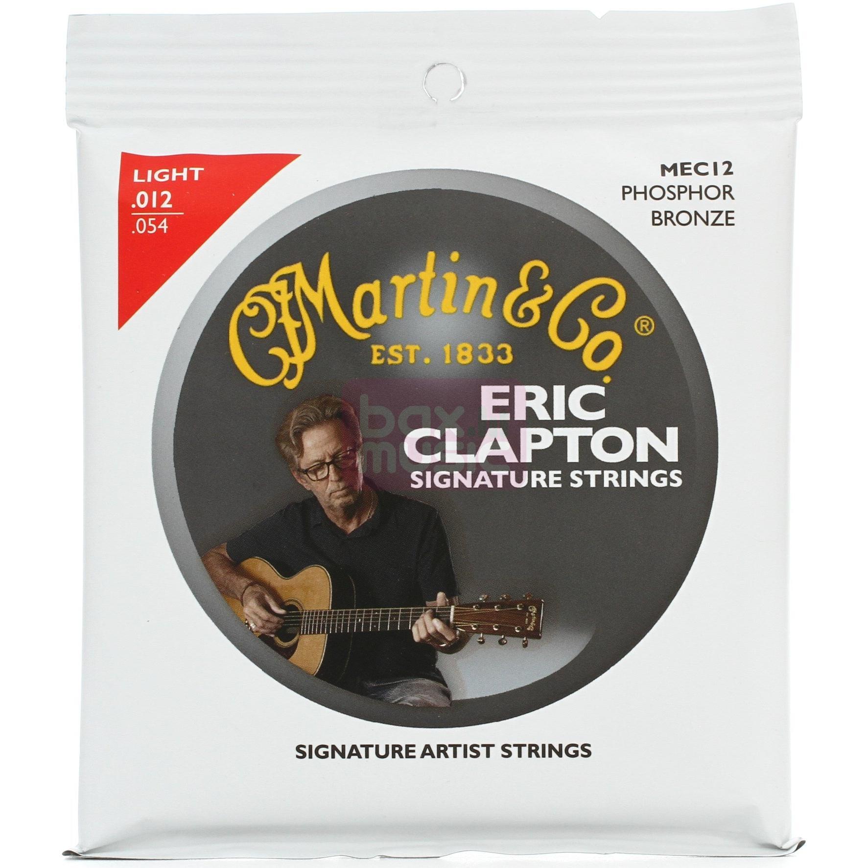 Martin Strings MEC12 Clapton s Choice Phosphor Bronze Light