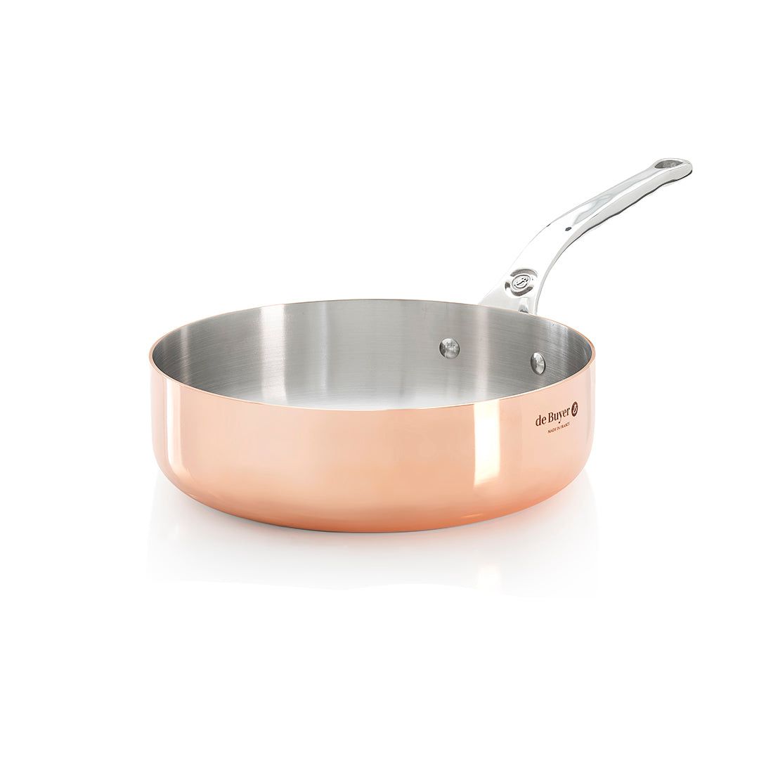 de Buyer Prima Matera Sauteuse - 16cm - Koper/RVS