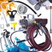Zenthril Airless Verfspuit Force A - Krachtige Motor 1500W - 20MPa, 1,8L/min, Spuitmond 0,019