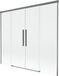Mexen Rox paroi de douche 2 pièces coulissant 190 x 150 , transparent, gun metal - 8C9-190-002-95-00
