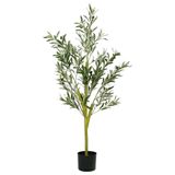 vidaXL Kunstolijfboom 450 blaadjes 120 cm groen