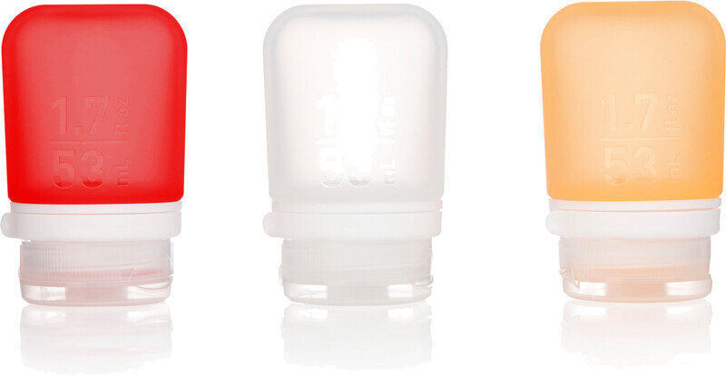 humangear GoToob 53ml 3-Pack, transparent/red/orange