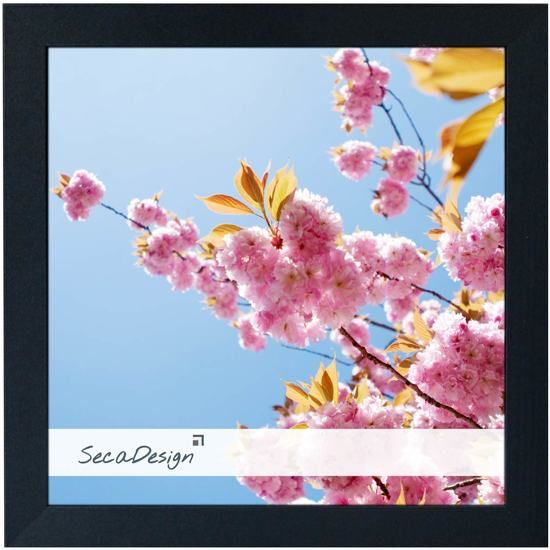 SecaDesign Anima Fotolijst Hout - Fotomaat 40x40 cm - Zwart - EAN: 8719481043704