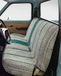 West Coast Auto Autostoelhoezen, Baja zadeldeken auto-accessoires, universeel, past op Ford, Chevrolet, Dodge, zitbanken en full-size pick-up trucks (groen)