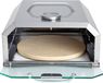 Allgrill Pizzaboxx carré en acier inoxydable Embout à pizza pour grills à gaz avec plaque de cuisson latérale