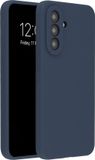 Accezz Liquid Silicone Backcover voor de Samsung Galaxy A37 (5G) - Donkerblauw