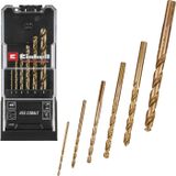 Einhell 249006 HSS-Co Jeu de forets à métaux 2 mm, 3 mm, 4 mm, 5 mm, 6 mm, 8 mm 1 jeu(x)