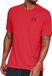 Under Armour UA M SPORTSTYLE LC SS Heren Sportshirt - Rood - Zwart