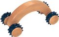 Croll & Denecke Massageroller van hout, 4 wielen