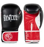 Benlee Carlos Bokshandschoenen Kunstleer Zwart/Rood/Wit 6 OZ
