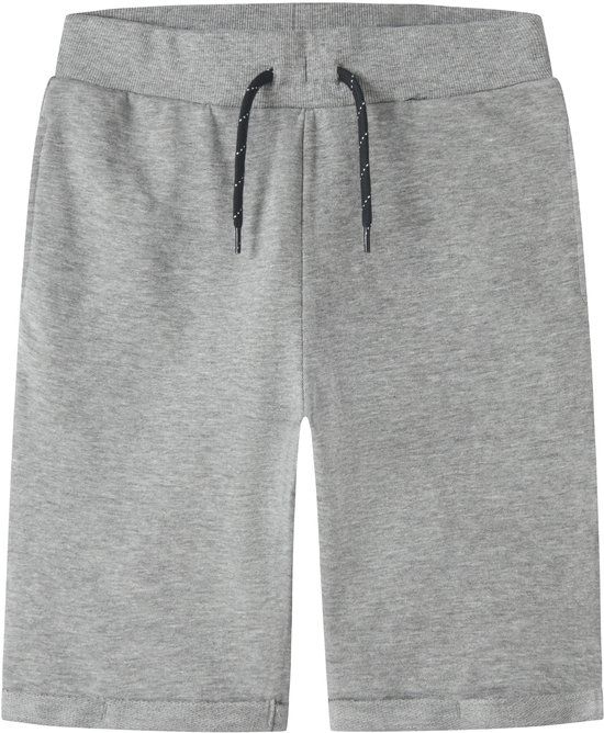 NAME IT NKMVASSE SWE LONG SHORTS UNB Jongens Bermuda shorts Grijs Maat 128