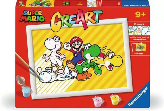 Ravensburger CreArt Super Mario - Schilderen op Nummer