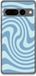Case Company® - Swirl Blauw Soft Cover hoesje voor Google Pixel 7 Pro