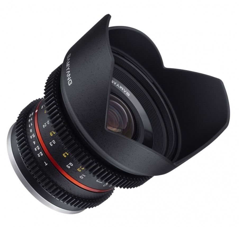 Samyang 12mm T2.2 NCS CS VDSLR - Fujifilm X - Zwart