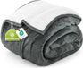 Utopia Bedding Sherpa Deken [Grijs, 259x228 cm] - 480GSM Omkeerbare Dikke Warme Fleece Deken voor Bed, Bank, Camping en Reizen