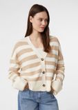 Comma Strickjacke crème/camel