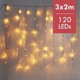 Star Trading Gouden lichtgordijn 1,3x2meter - 120leds
