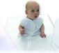 Spooklaken Ti TIN Spooklaken voor baby's, verstelbaar, 90 x 190 cm, 100% katoen, wit