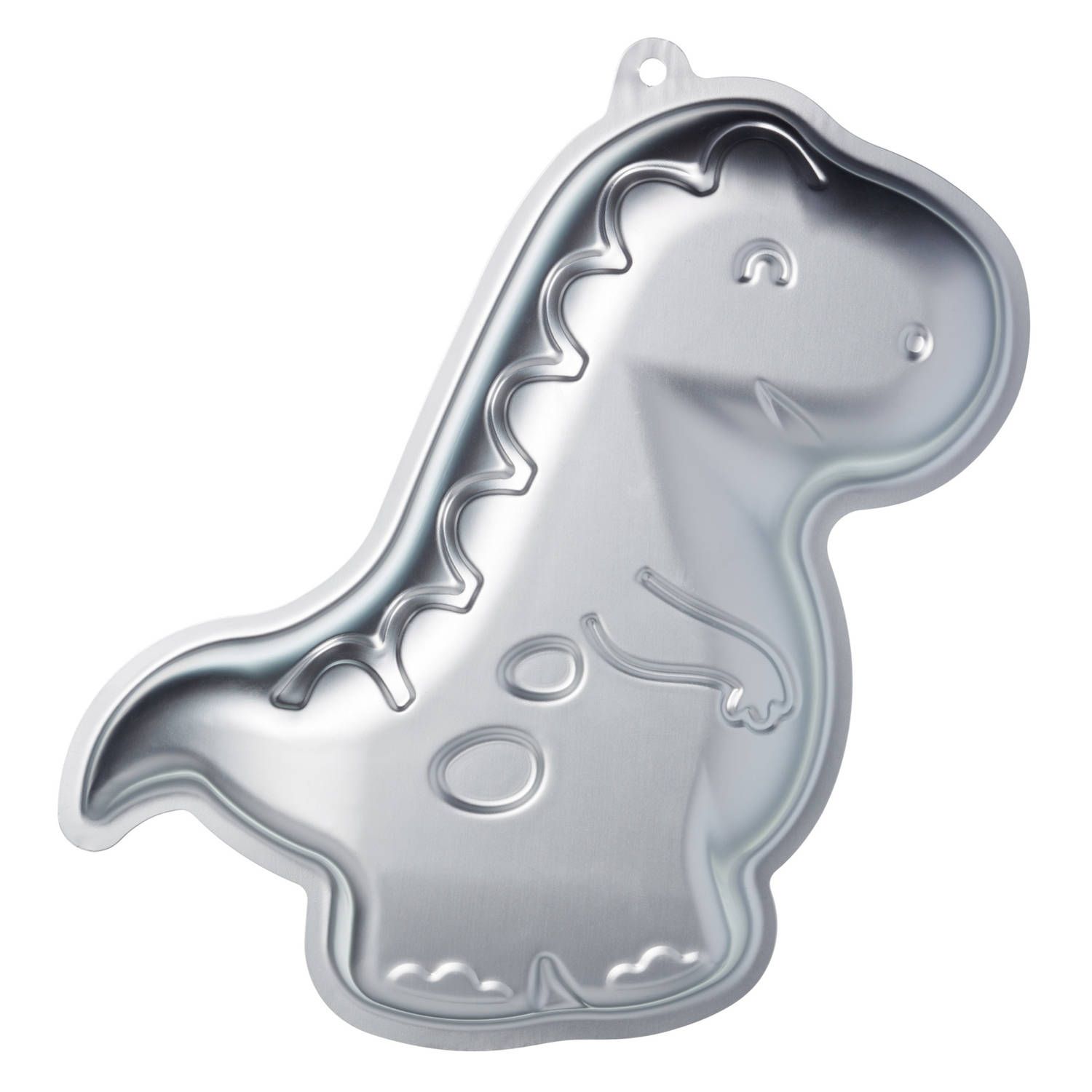 Kitchen Craft Dinosaurus Bakvorm - 22 x 32 x 5 cm - Aluminium - Zilver