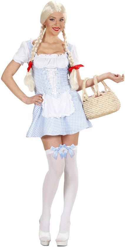 - Bo Peep Kostuum Miss Muffet Lichtblauw XL Kostuum Vrouw Large Carnaval kostuum Verkleedkleding