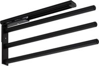 SOTECH Aluminium Handdoekhouder TED 3-armig zwart mat