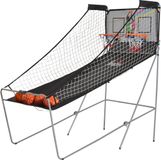 HOMCOM Basketbalschietspel 205x110x205cm Hout Zwart