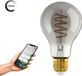 EGLO connect.z Smart LED Lamp - E27 - Ø 6 cm - Smoke - Rookglas - 2000K - Dimbaar - Zigbee